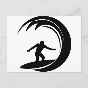 Carte Postale Conception des surfers