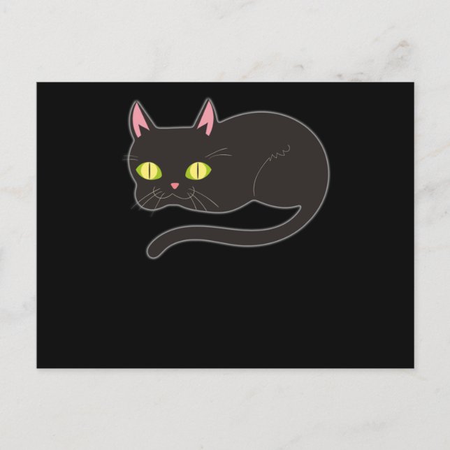 Carte Postale Conception drôle de chat Chats Patte mignonne Anim (Devant)