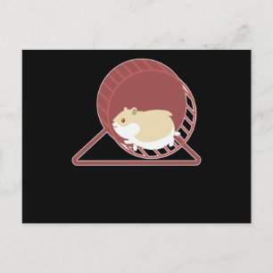 Carte Postale Conception drôle de hamster Rongeur Cadeau de hams