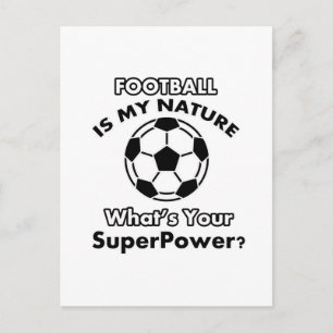 Carte Postale conception du football