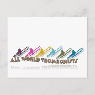Carte Postale Conception du groupe Facebook trombone