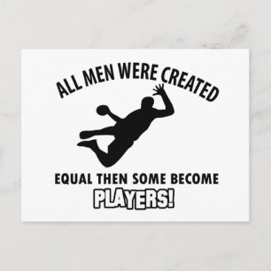 Carte Postale Conception du lecteur de handball cool