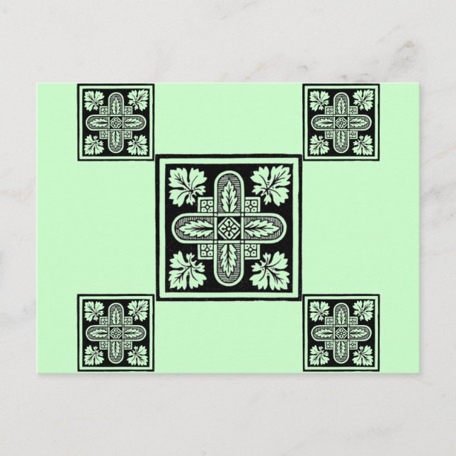 Carte Postale Conception florale (Devant)