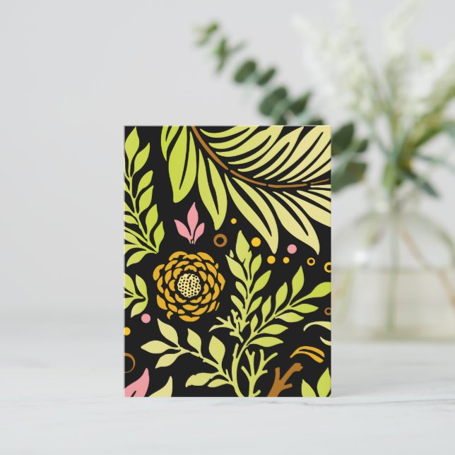 Carte Postale Conception florale 18 (Debout devant)