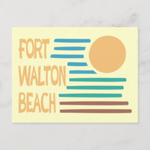 Carte Postale Conception géométrique de Fort Walton Beach