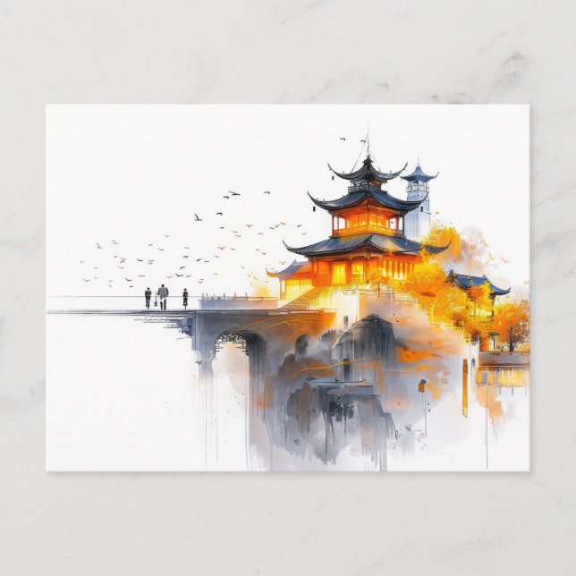 Carte Postale Conception minimaliste japonaise (Devant)