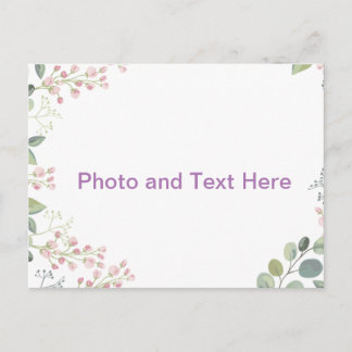 Carte Postale Conception personnalisée Bloom