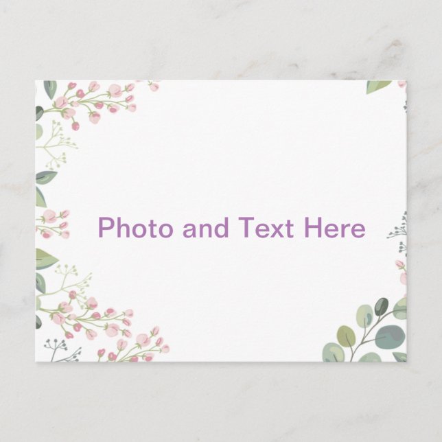 Carte Postale Conception personnalisée Bloom  (Devant)