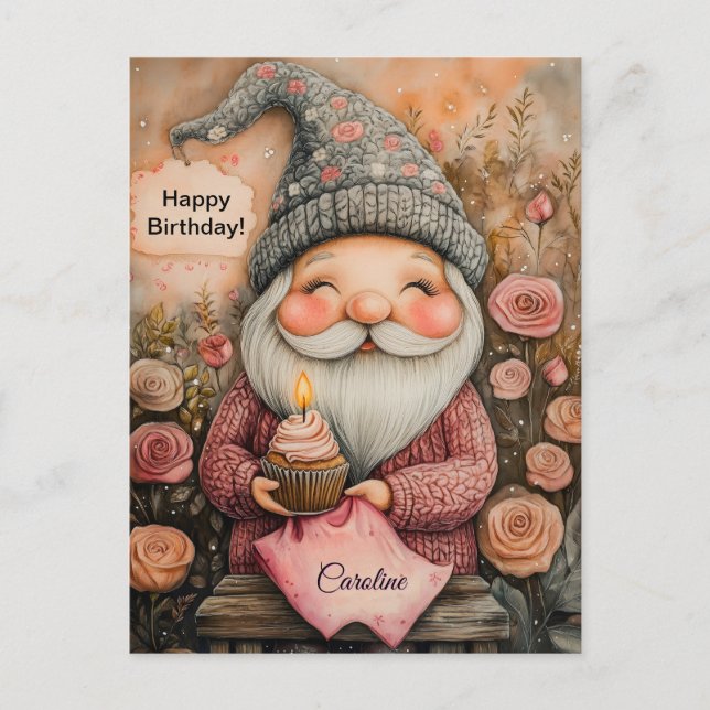 Carte Postale Conception personnalisée pour l'anniversaire d'un  (Devant)