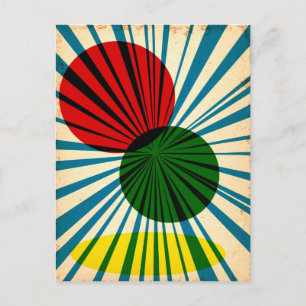 Carte Postale Conception poster vintage