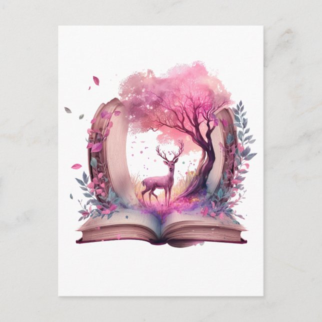 Carte Postale Conception pour amateur de livres de fantasy (Devant)