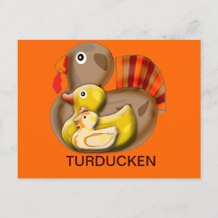 Carte Postale Conception Turducken personnalisable