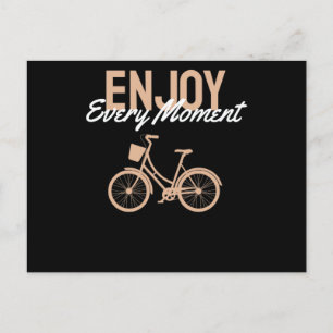 Carte Postale Conception Vélo - Profitez De Chaque Moment