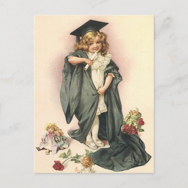 Carte postale Conception VINTAGE de diplôme pour l (Devant)