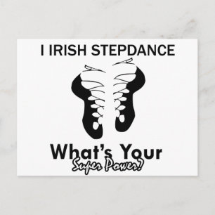 Carte Postale conceptions de danse step irlandais