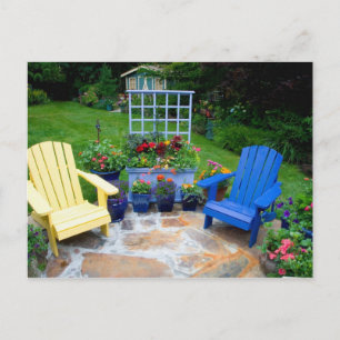 Carte Postale conceptions de jardin dans notre Jardin Sammamish,