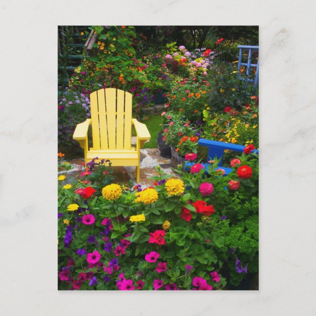 Carte Postale Conceptions de jardin dans notre jardin Sammamish, (Devant)