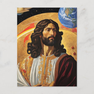Carte Postale *~* Concern Jesus Planet Earth AP50 Cosmos