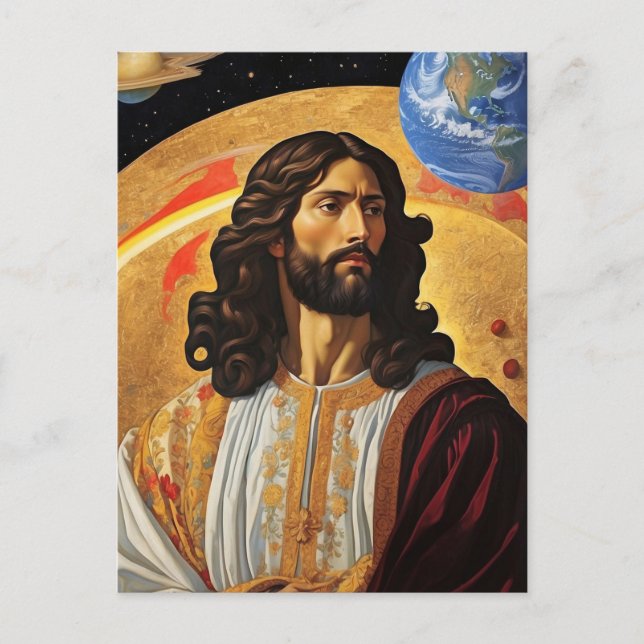 Carte Postale *~* Concern Jesus Planet Earth AP50 Cosmos (Devant)