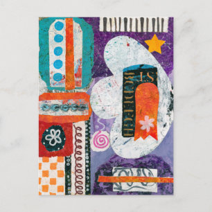 Carte Postale Concernant Purple Postcard