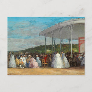 Carte Postale Concert au Casino, 1865 par Eugene Boudin