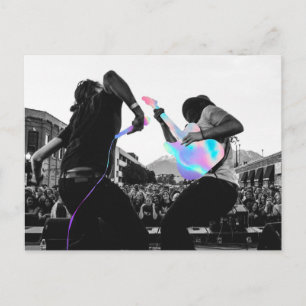 Carte Postale Concert holographique