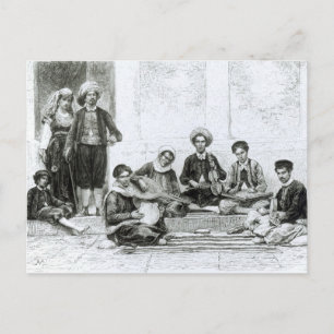 Carte Postale Concert juif, Tlemcen
