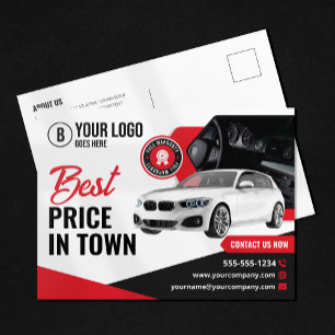 Carte Postale Concessionnaire De Voiture À OEil Location De Voit