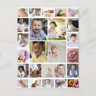 Carte Postale Concevez Votre Propre Affiche de Collage de 25 Pho