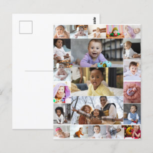 Carte Postale Concevez Votre Propre Collage De 21 Photos