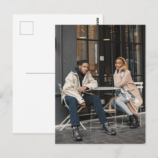 Carte Postale Concevez votre propre photo unique (Devant / Derrière)