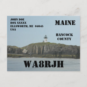 Carte Postale Concevez votre propre radio HAM HAM HAM Lighthouse
