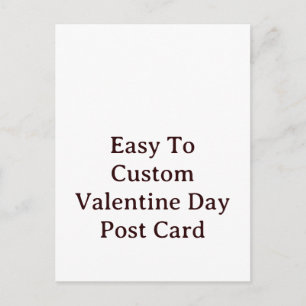 Carte Postale Concevez votre propre Saint-Valentin personnalisé