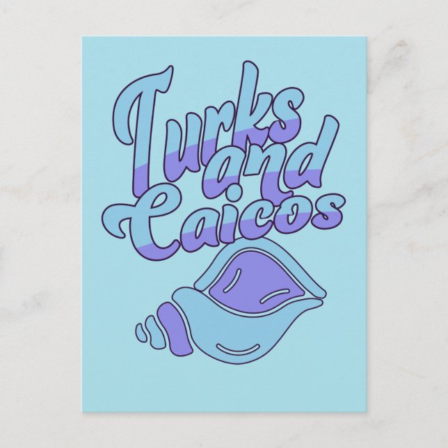 Carte Postale Conche Turks and Caicos (Devant)
