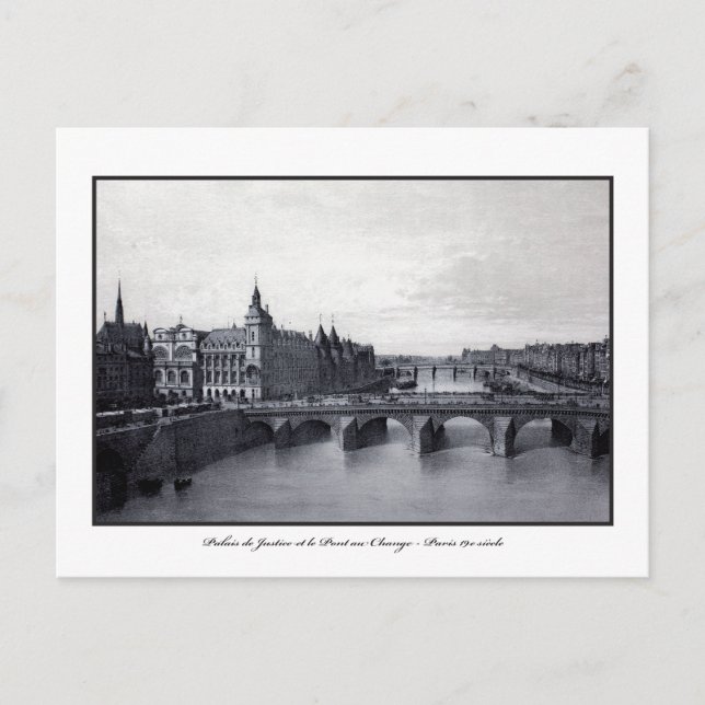 Carte Postale Conciergerie au 19e siècle - Paris (Devant)