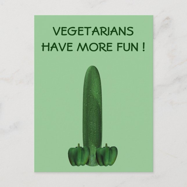 Carte Postale Concombre Et Poivrons (Devant)