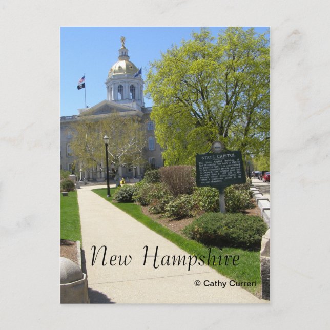 Carte postale Concord, New Hampshire (Devant)