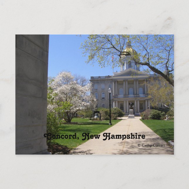 Carte postale Concord, New Hampshire (Devant)