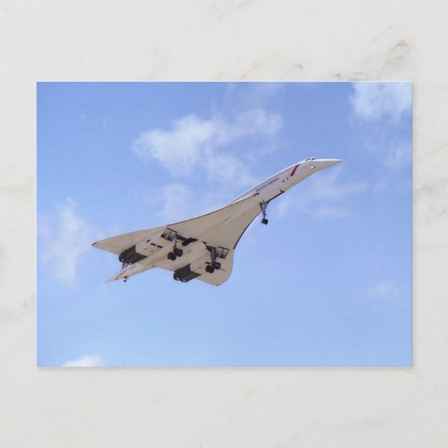 Carte Postale Concorde G-BOAF (Devant)