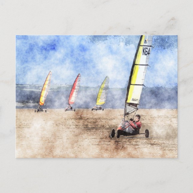Carte Postale Concours Blokart Racing (Devant)