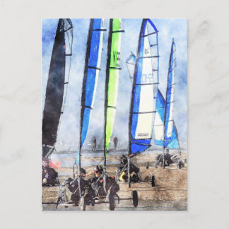 Carte Postale Concours Cefn Sidan Blokart Racing