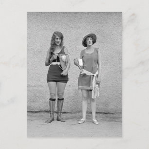 Carte Postale Concours de beauté de bain, 1922
