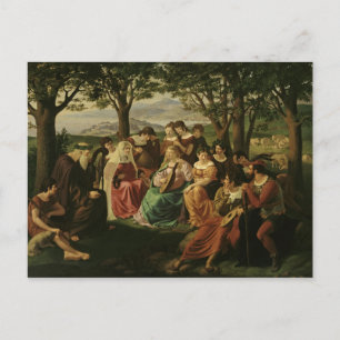 Carte Postale Concours de chant