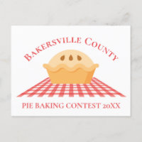 Concours de pâtisserie Cute Custom County Festival