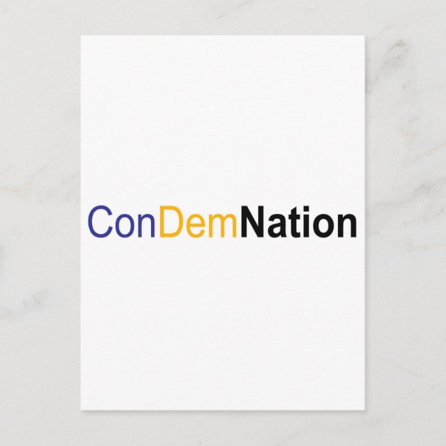 Carte Postale condamnation (Devant)