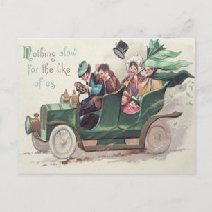 Carte Postale Conduire une Antique de Famille Irlandaise