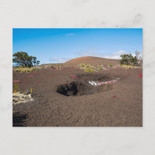 Carte Postale cône de cendres pu’u pua’i le long du sentier byro