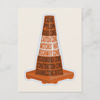 Cône de signalisation orange