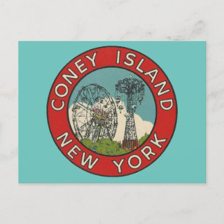 Carte Postale Coney Island, New York