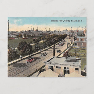 Carte Postale Coney Island, New York, Seaside Park, Vintage